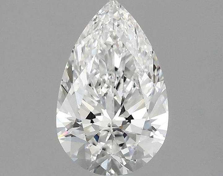 1.06 Carat Pear Shaped Ideal Cut VVS2 IGI Certified Lab Grown Diamond