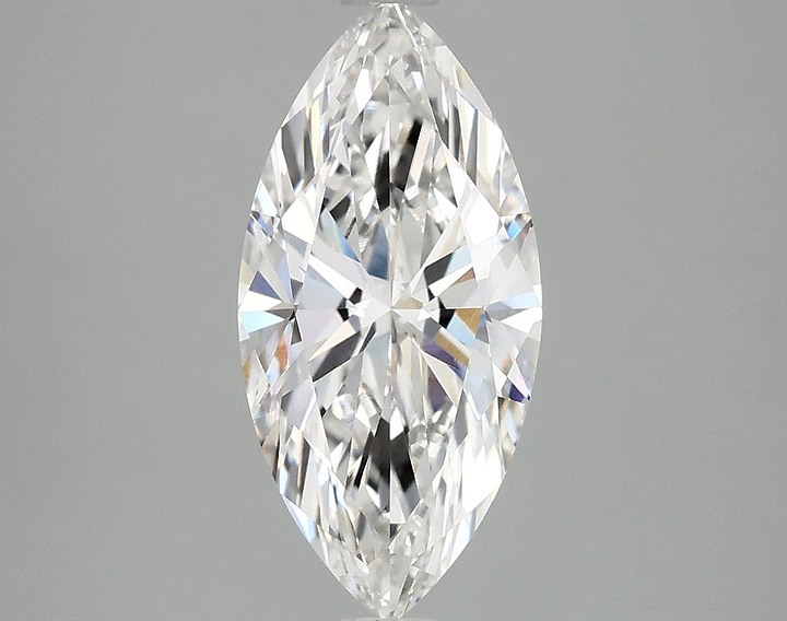 2.19 Carat Marquise Shaped Excellent Cut VVS2 IGI Certified Lab Grown Diamond