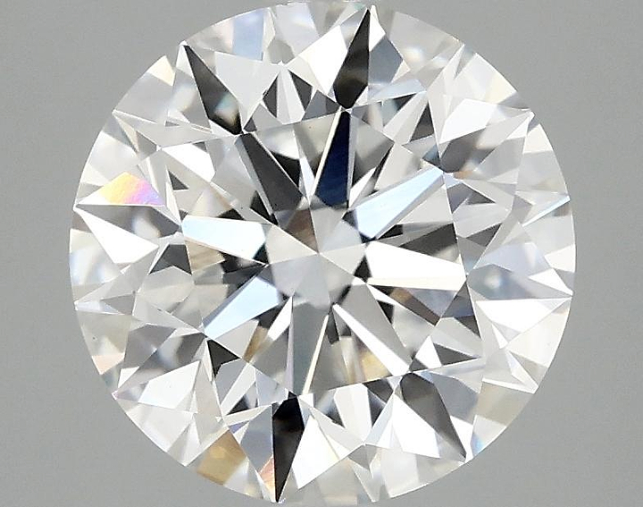 2.87 Carat Round Shaped Excellent Cut VS1 IGI Certified Lab Grown Diamond