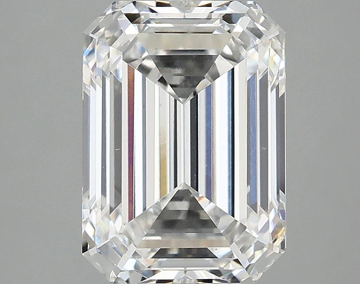 2.97 Carat Emerald Shaped Ideal Cut VS1 IGI Certified Lab Grown Diamond