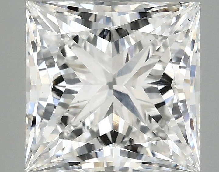 4.03 Carat Princess Shaped Ideal Cut VS2 IGI Certified Lab Grown Diamond