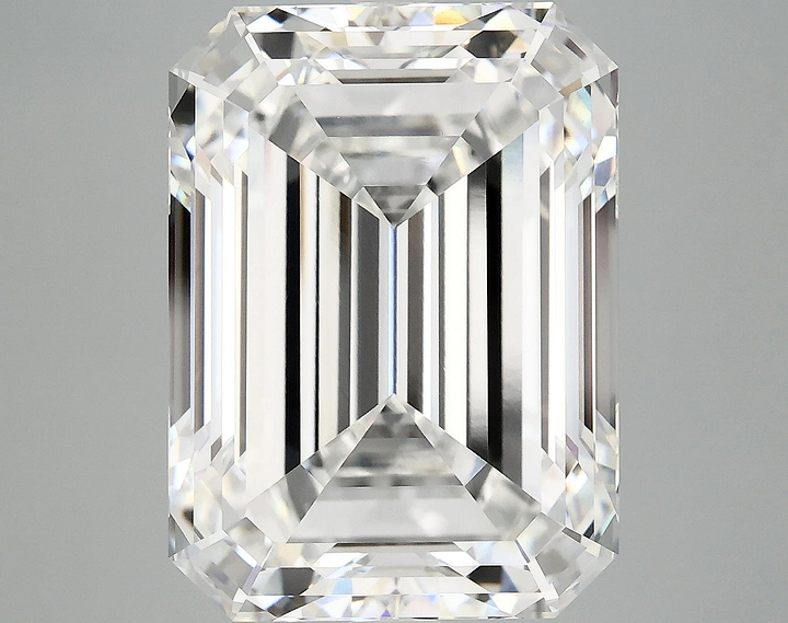 12.6 Carat Emerald Shaped Excellent Cut VVS2 IGI Certified Lab Grown Diamond