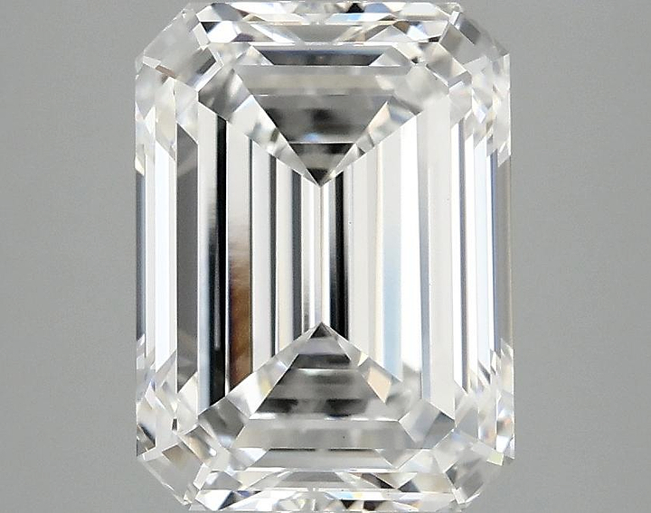 3.02 Carat Emerald Shaped Excellent Cut VS1 IGI Certified Lab Grown Diamond