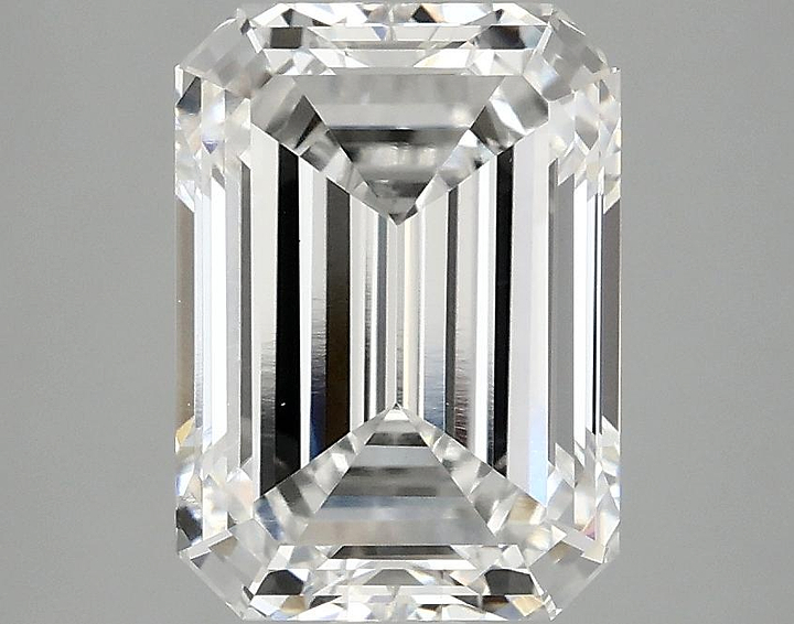3.03 Carat Emerald Shaped Excellent Cut VS1 IGI Certified Lab Grown Diamond