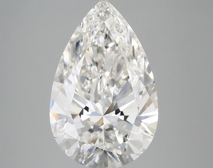 5.0 Carat Pear Shaped Ideal Cut VS1 IGI Certified Lab Grown Diamond