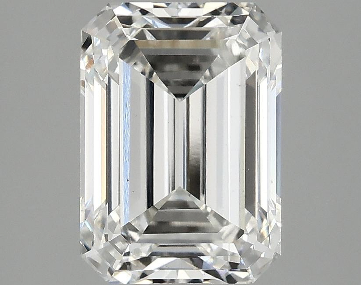 3.03 Carat Emerald Shaped Ideal Cut VS2 IGI Certified Lab Grown Diamond