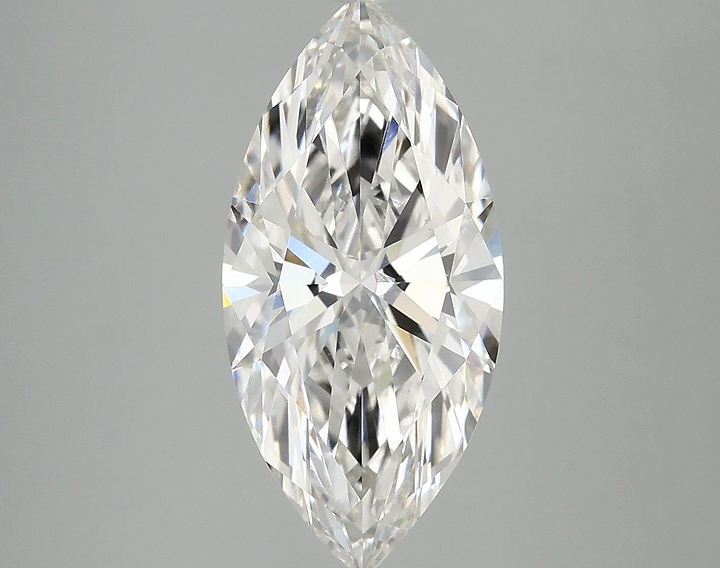 3.0 Carat Marquise Shaped Excellent Cut VVS2 IGI Certified Lab Grown Diamond