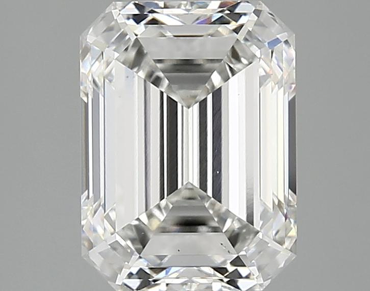 2.95 Carat Emerald Shaped Excellent Cut VS2 IGI Certified Lab Grown Diamond