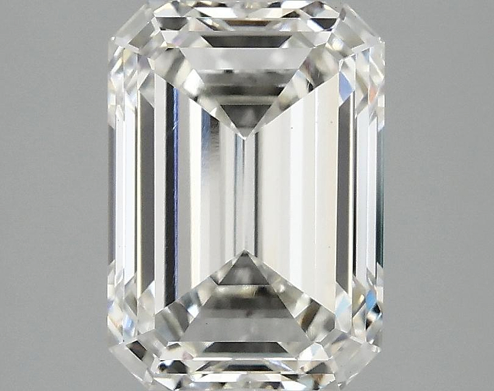 2.57 Carat Emerald Shaped Ideal Cut VS1 IGI Certified Lab Grown Diamond