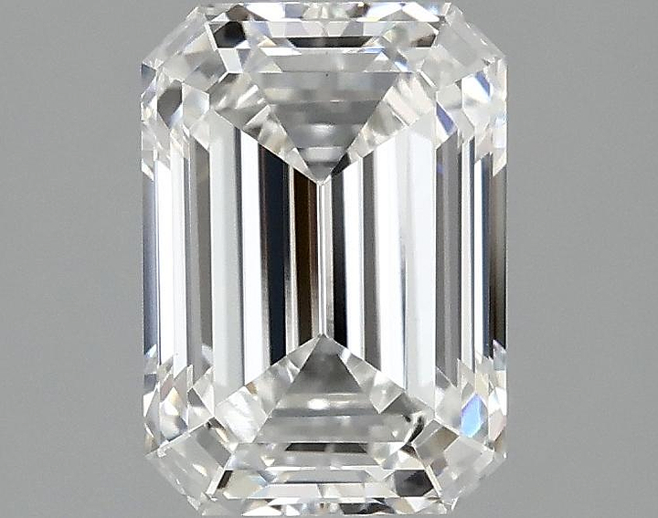 2.09 Carat Emerald Shaped Ideal Cut VVS2 IGI Certified Lab Grown Diamond