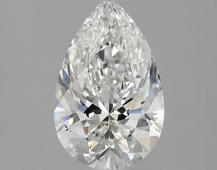 1.58 Carat Pear Shaped Ideal Cut VVS2 IGI Certified Lab Grown Diamond