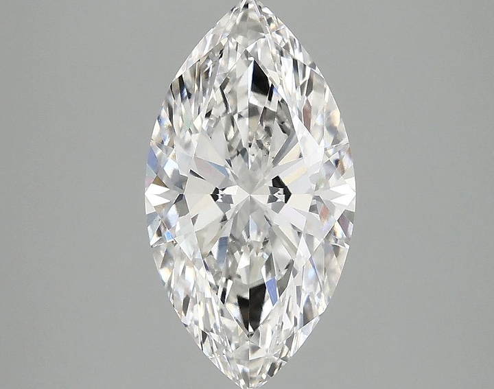 2.52 Carat Marquise Shaped Excellent Cut VS1 IGI Certified Lab Grown Diamond