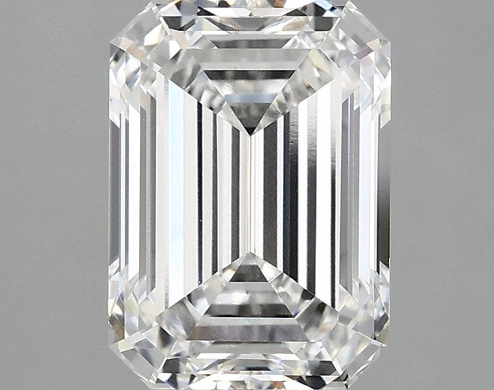 3.06 Carat Emerald Shaped Excellent Cut VVS2 IGI Certified Lab Grown Diamond