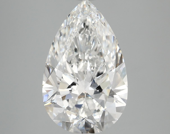 4.01 Carat Pear Shaped Ideal Cut VVS2 IGI Certified Lab Grown Diamond