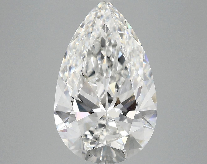 5.04 Carat Pear Shaped Ideal Cut VS1 IGI Certified Lab Grown Diamond