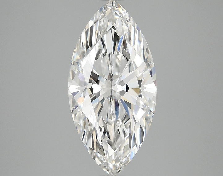 3.08 Carat Marquise Shaped Ideal Cut VVS2 IGI Certified Lab Grown Diamond