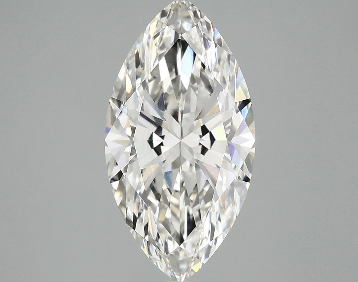 3.04 Carat Marquise Shaped Ideal Cut VVS2 IGI Certified Lab Grown Diamond