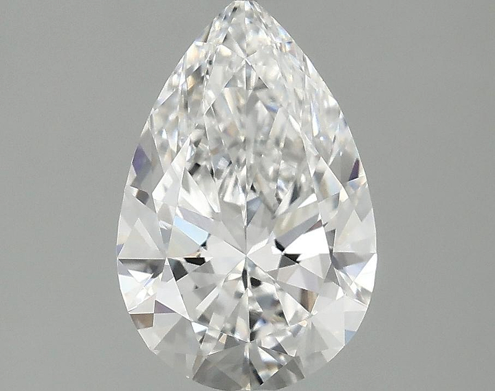 1.44 Carat Pear Shaped Excellent Cut VVS2 IGI Certified Lab Grown Diamond
