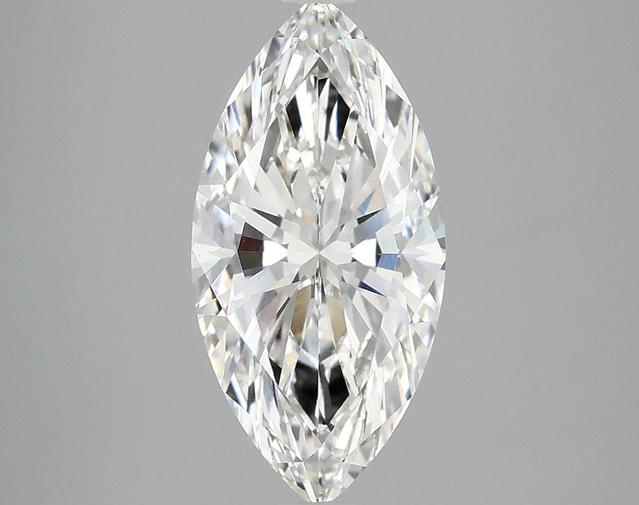2.5 Carat Marquise Shaped Ideal Cut VVS2 IGI Certified Lab Grown Diamond