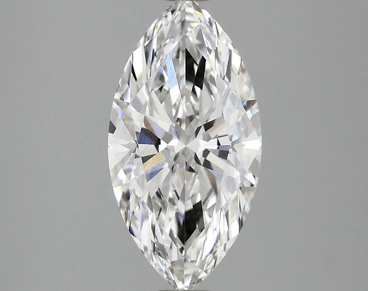 2.1 Carat Marquise Shaped Ideal Cut VVS2 IGI Certified Lab Grown Diamond