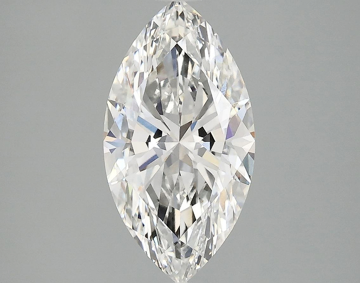 2.5 Carat Marquise Shaped Excellent Cut VVS2 IGI Certified Lab Grown Diamond
