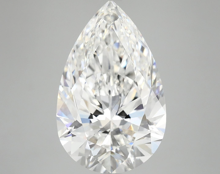 7.17 Carat Pear Shaped Ideal Cut VVS2 IGI Certified Lab Grown Diamond