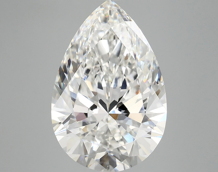 7.13 Carat Pear Shaped Excellent Cut VVS2 IGI Certified Lab Grown Diamond