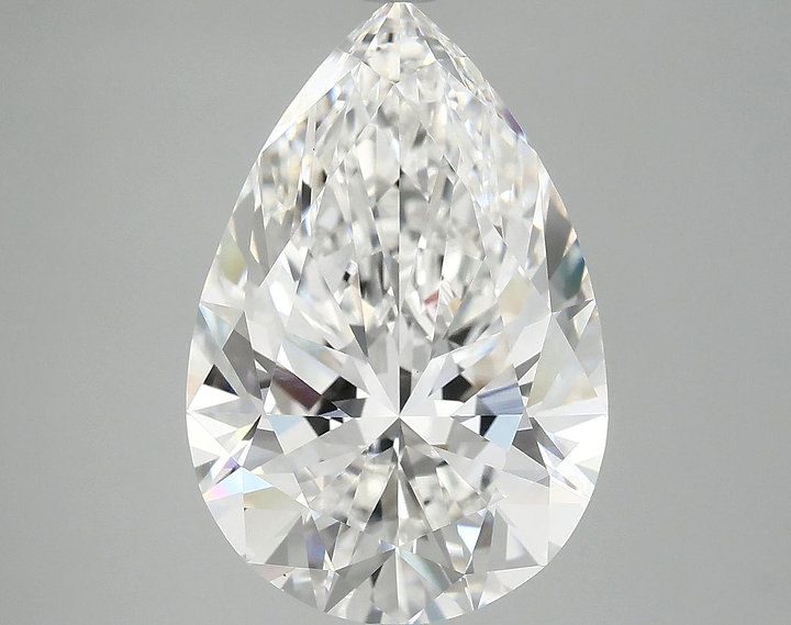 6.02 Carat Pear Shaped Excellent Cut VS1 IGI Certified Lab Grown Diamond