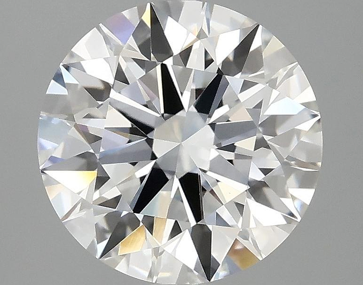 2.87 Carat Round Shaped Excellent Cut VVS2 IGI Certified Lab Grown Diamond