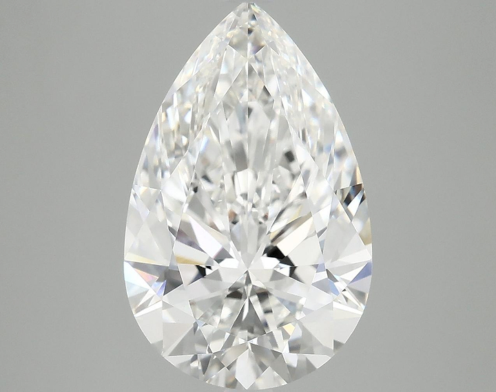 5.06 Carat Pear Shaped Ideal Cut VVS2 IGI Certified Lab Grown Diamond