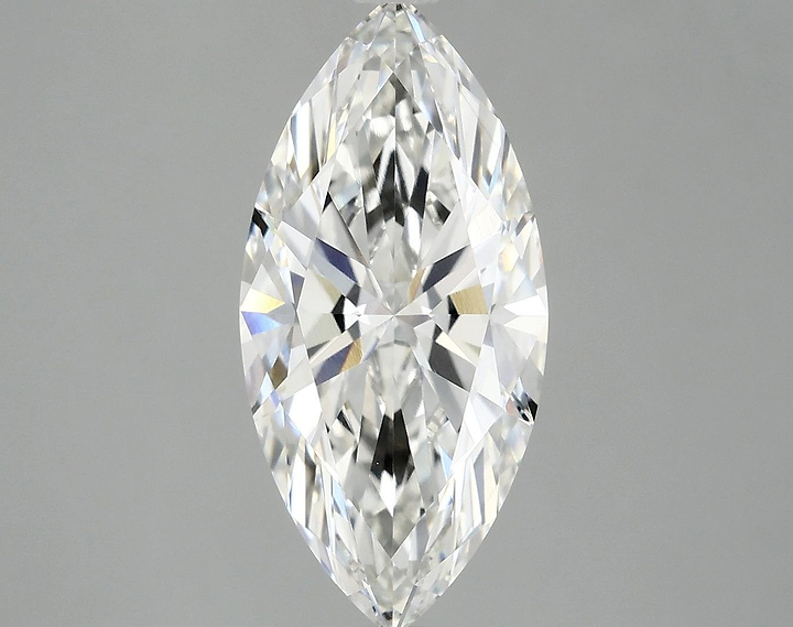 3.01 Carat Marquise Shaped Excellent Cut VVS2 IGI Certified Lab Grown Diamond
