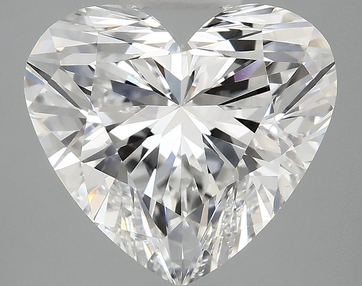 5.01 Carat Heart Shaped Ideal Cut VS1 IGI Certified Lab Grown Diamond