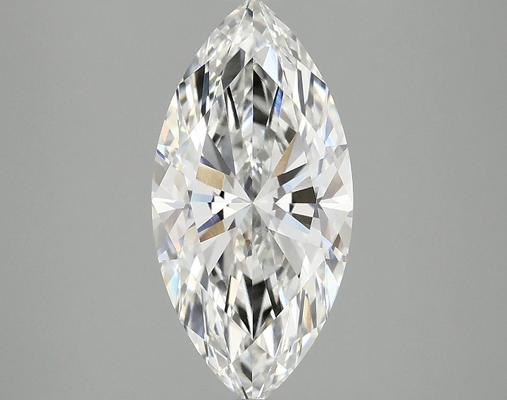2.58 Carat Marquise Shaped Ideal Cut VVS2 IGI Certified Lab Grown Diamond