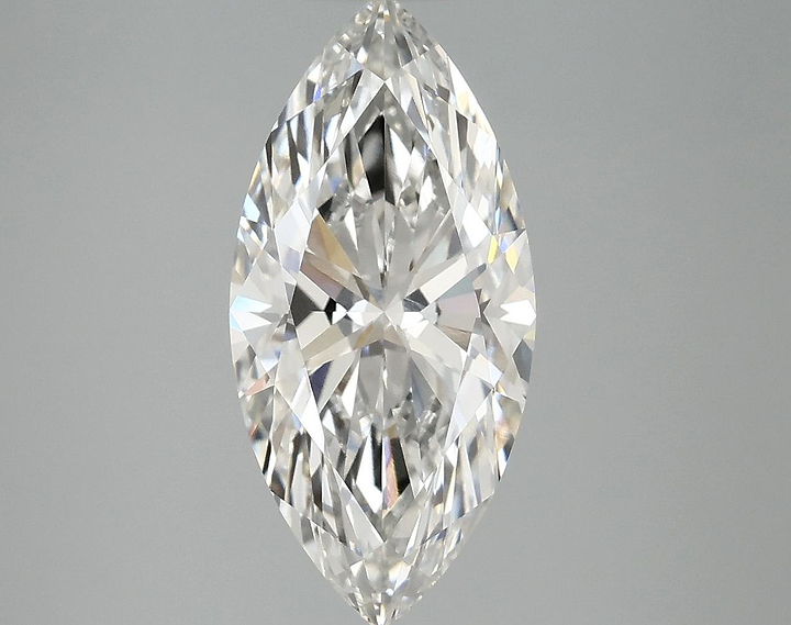 2.97 Carat Marquise Shaped Excellent Cut VVS2 IGI Certified Lab Grown Diamond