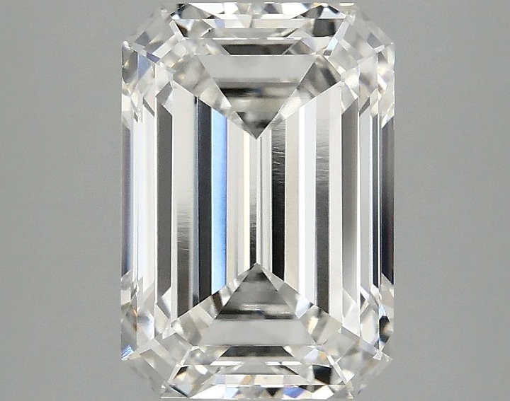 3.09 Carat Emerald Shaped Ideal Cut VS1 IGI Certified Lab Grown Diamond