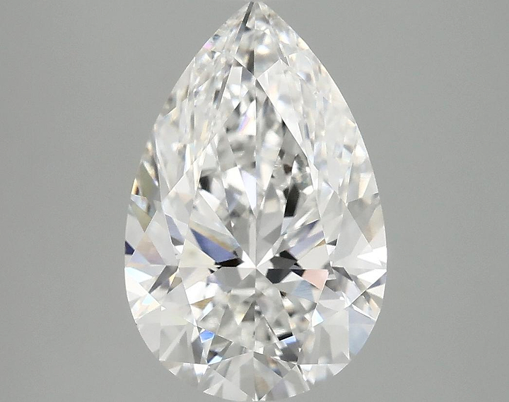 3.03 Carat Pear Shaped Ideal Cut VVS2 IGI Certified Lab Grown Diamond