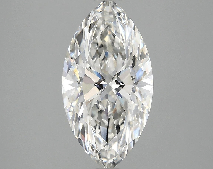 2.52 Carat Marquise Shaped Excellent Cut VS1 IGI Certified Lab Grown Diamond