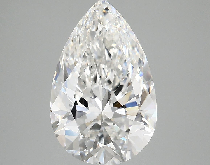 4.06 Carat Pear Shaped Ideal Cut VS1 IGI Certified Lab Grown Diamond