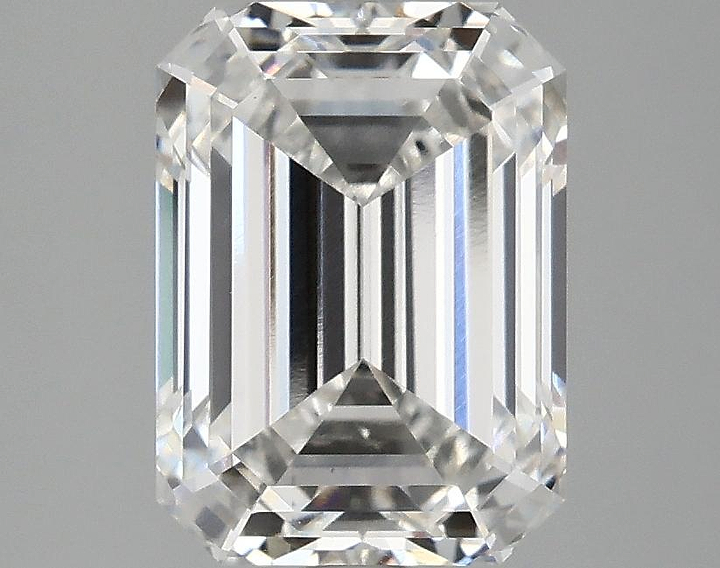 3.08 Carat Emerald Shaped Excellent Cut VS1 IGI Certified Lab Grown Diamond
