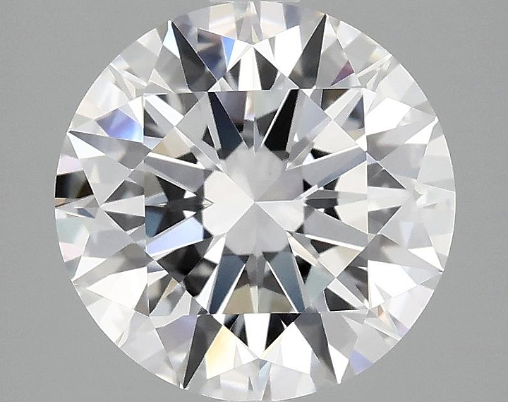 3.08 Carat Round Shaped Ideal Cut VVS2 IGI Certified Lab Grown Diamond