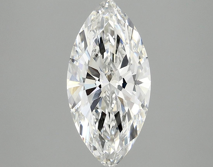 1.97 Carat Marquise Shaped Excellent Cut VVS2 IGI Certified Lab Grown Diamond
