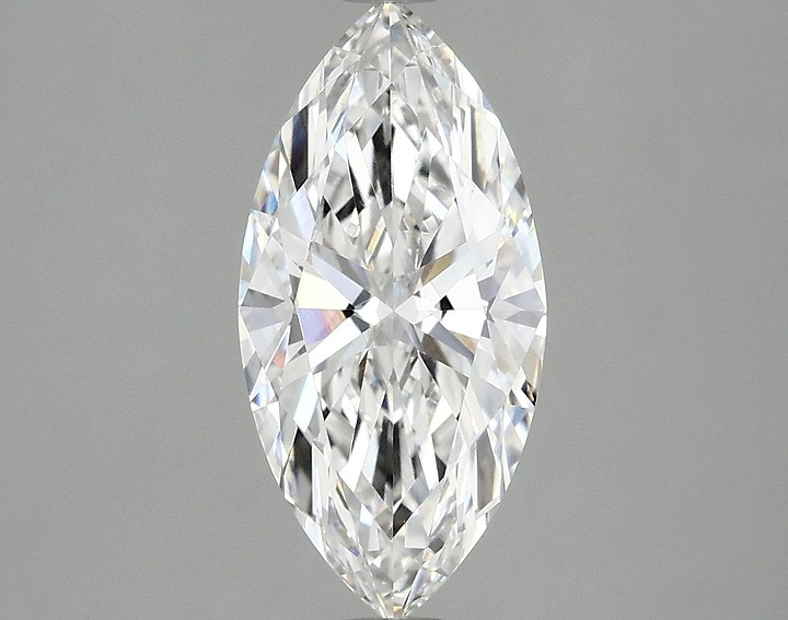 1.97 Carat Marquise Shaped Excellent Cut VVS2 IGI Certified Lab Grown Diamond