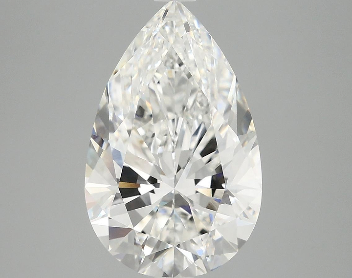 4.0 Carat Pear Shaped Ideal Cut VVS2 IGI Certified Lab Grown Diamond