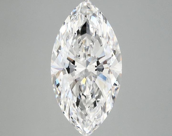 4.06 Carat Marquise Shaped Ideal Cut VVS2 IGI Certified Lab Grown Diamond