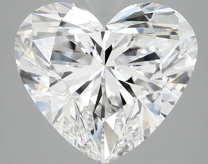 5.1 Carat Heart Shaped Ideal Cut VVS2 IGI Certified Lab Grown Diamond