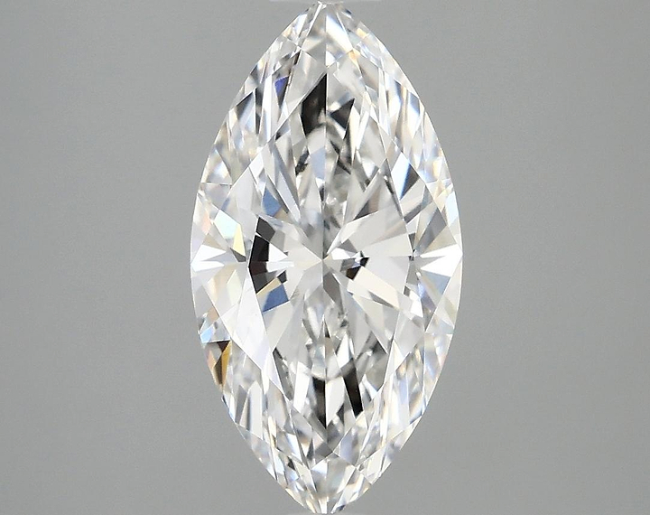 2.02 Carat Marquise Shaped Ideal Cut VVS2 IGI Certified Lab Grown Diamond