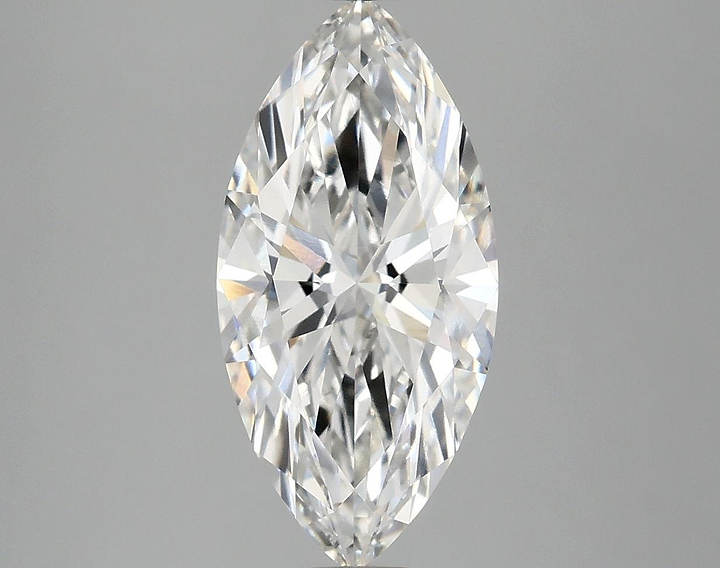 2.57 Carat Marquise Shaped Excellent Cut VVS2 IGI Certified Lab Grown Diamond