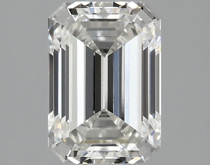 2.01 Carat Emerald Shaped Ideal Cut VVS2 IGI Certified Lab Grown Diamond
