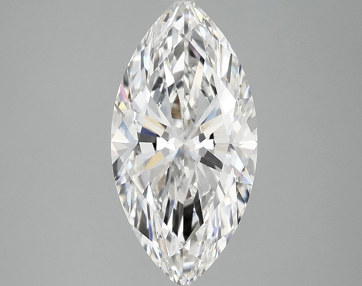 2.51 Carat Marquise Shaped Ideal Cut VVS2 IGI Certified Lab Grown Diamond