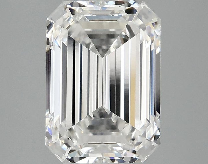 3.04 Carat Emerald Shaped Ideal Cut VVS2 IGI Certified Lab Grown Diamond